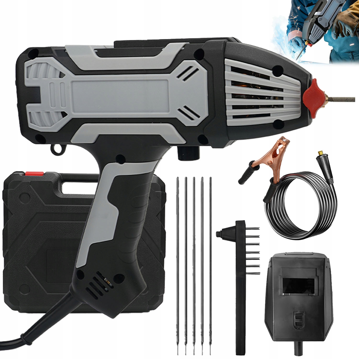 Ruční Svařovací Stroj S Plynulou Invertorovou Regulací Igbt 3000 W Až Do 2,5-3,2 MM