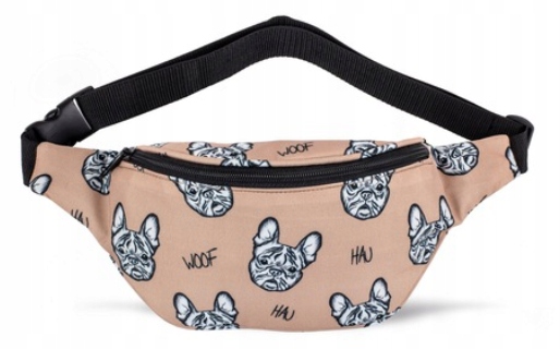 

Saszetka Nerka Pieski Mopsy Bulldog Baggage Brąz