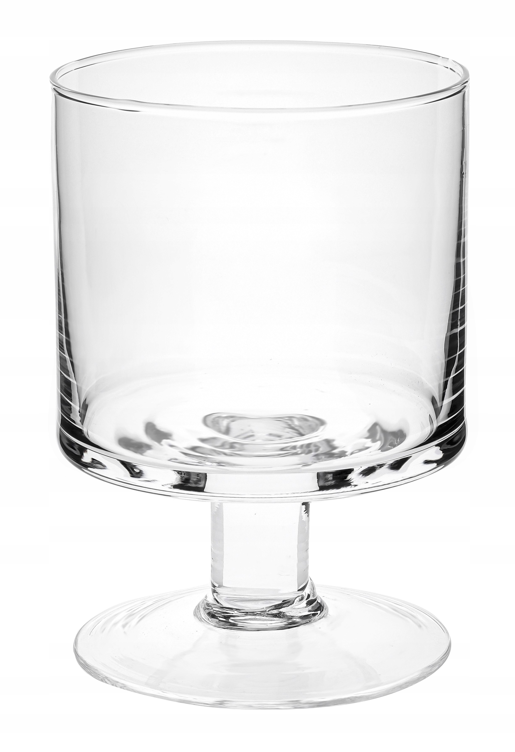 

Kielich wazon świecznik szklany wysoki h 15 cm