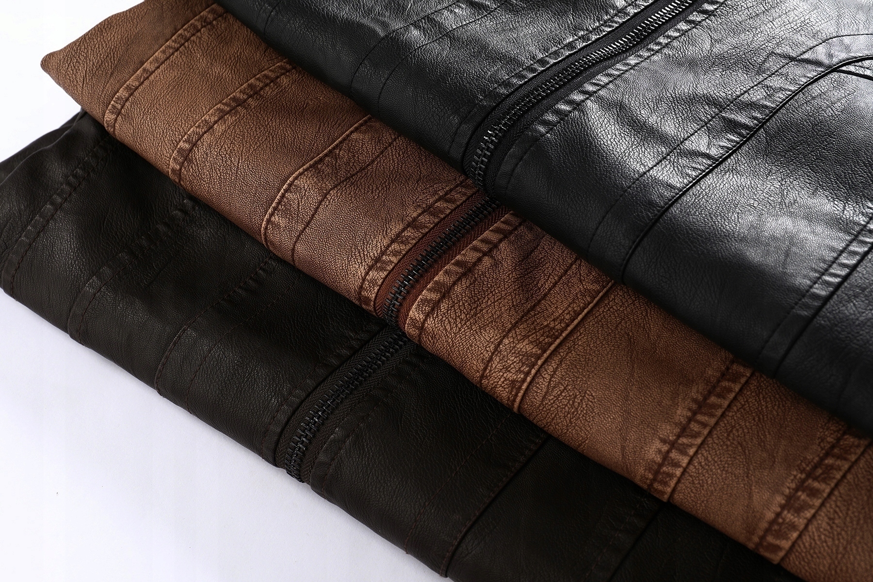 4XL - MĘSKA KURTKA SKÓRZANA 8805 Waga produktu z opakowaniem jednostkowym 0.41 kg