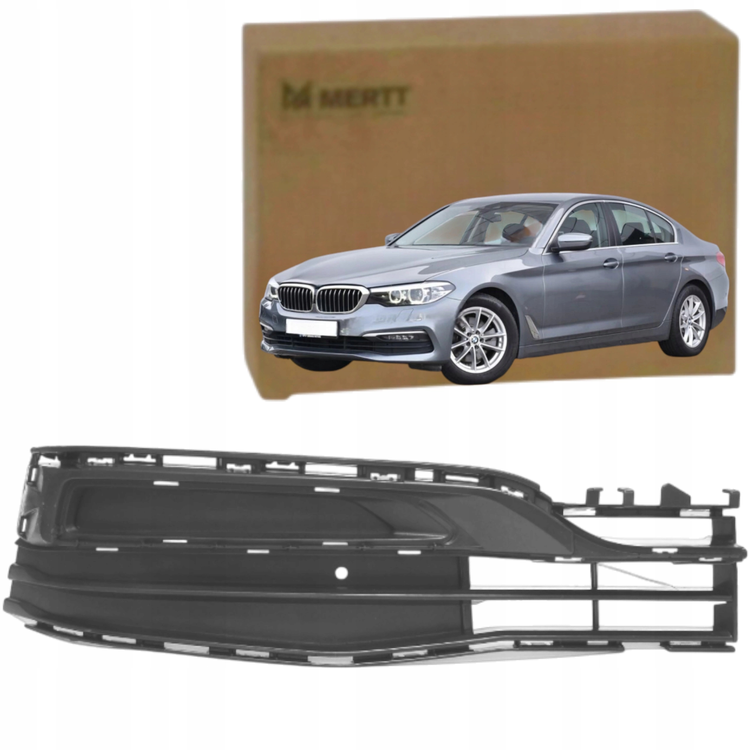 Atrapa Mřížka Nárazníku pravá Bmw 5 G30 G31 G38 2017+ 51117385264