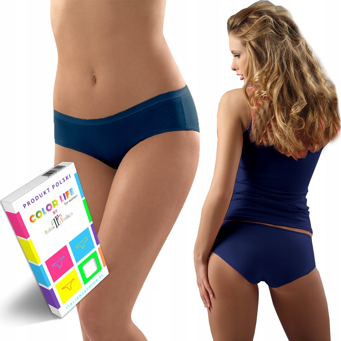 

Italian Fashion figi damskie Ibiza Bokser grana XL