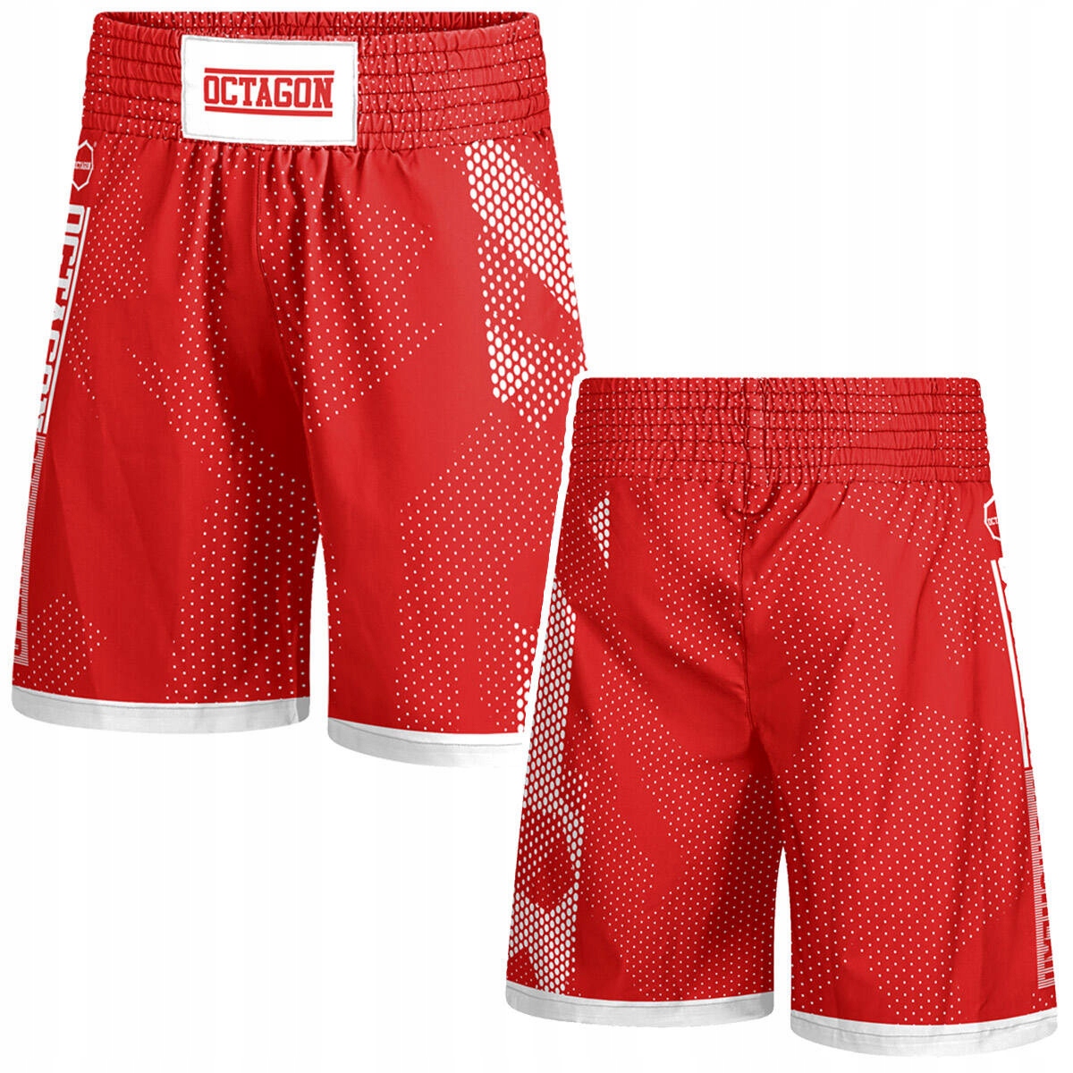 Spodenki bokserskie treningowe Octagon Ultimate Red r. M