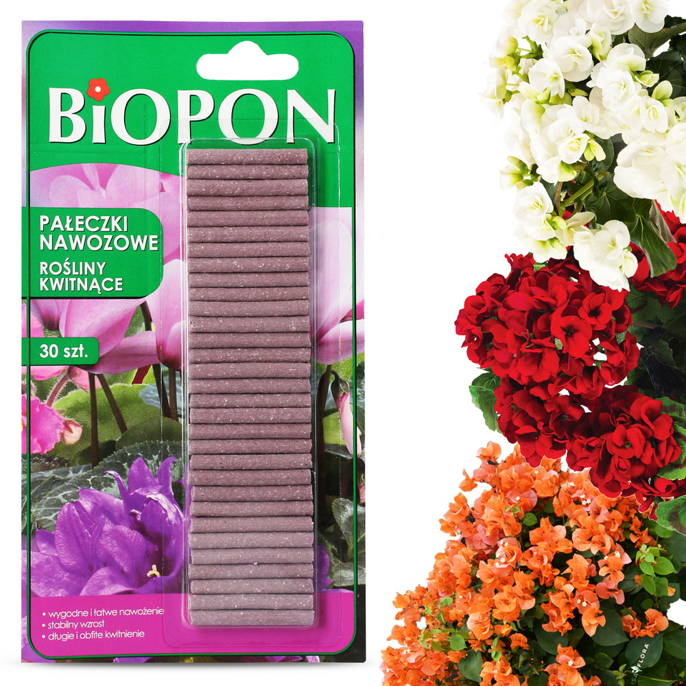 

Pałeczki Nawozowe Nawóz do Roślin Kwitnących 30szt