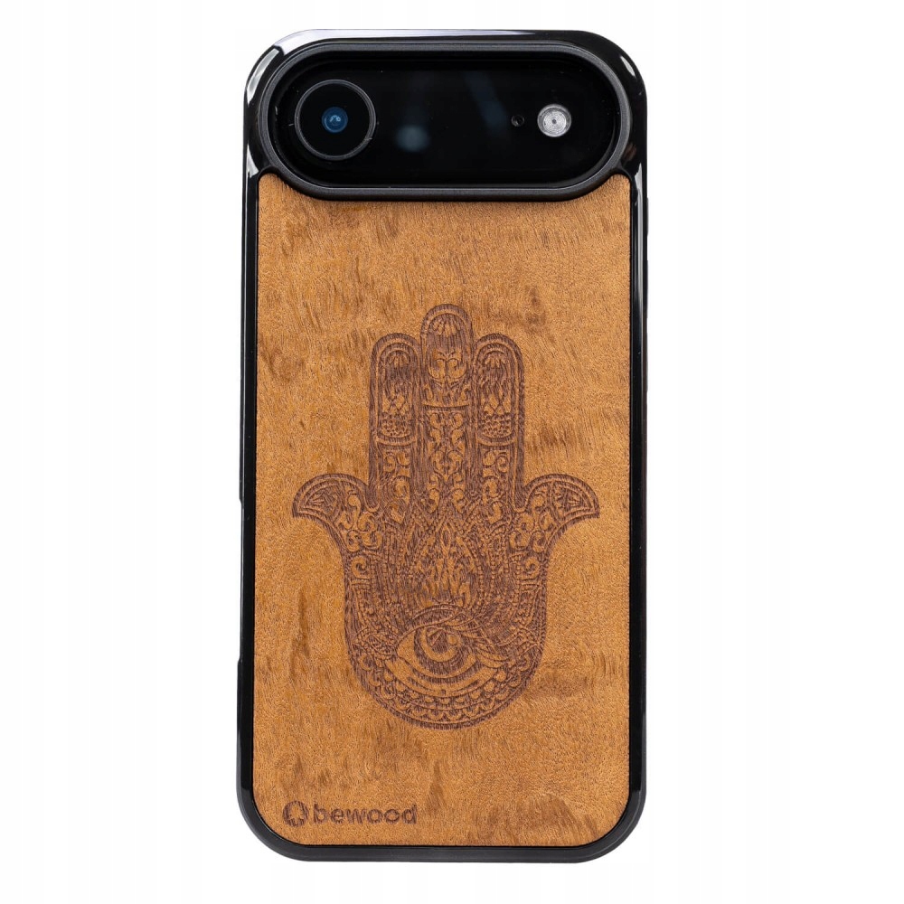 Dřevěný Pouzdro Bewood pro iPhone 17 Air Hamsa Imbuia