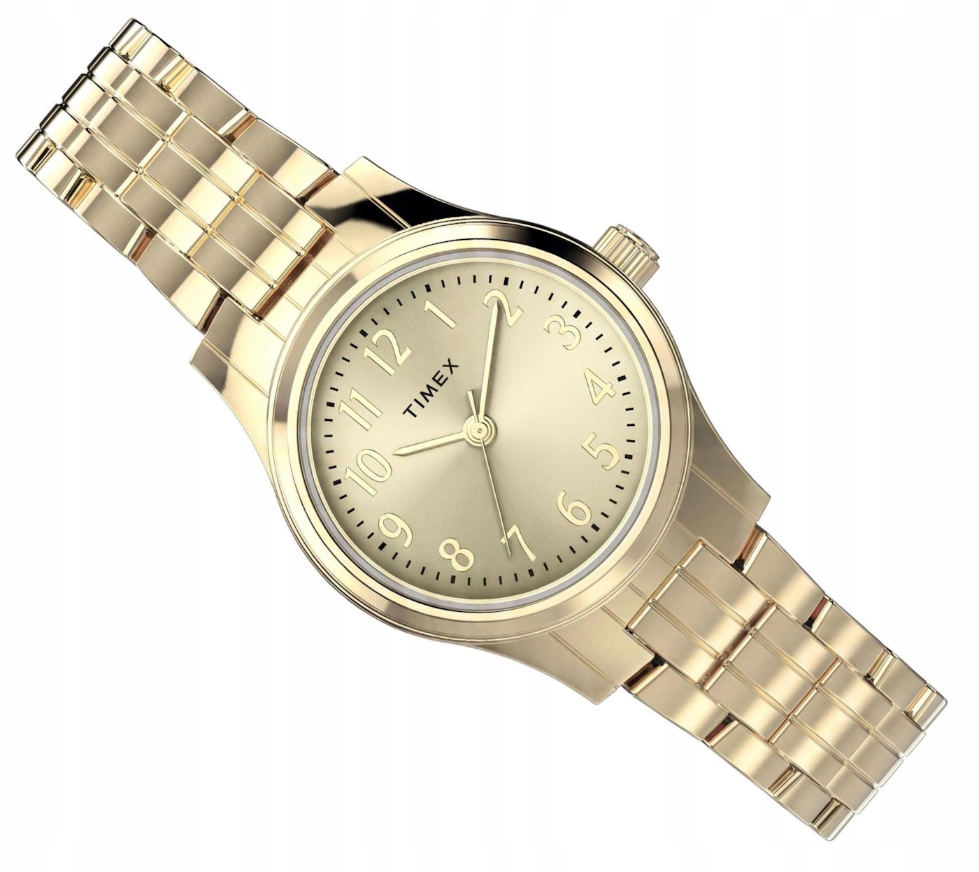 Zlatý Čitelný Dámský Klasický Timex Hodinky Main Street 26 mm TW3A00700