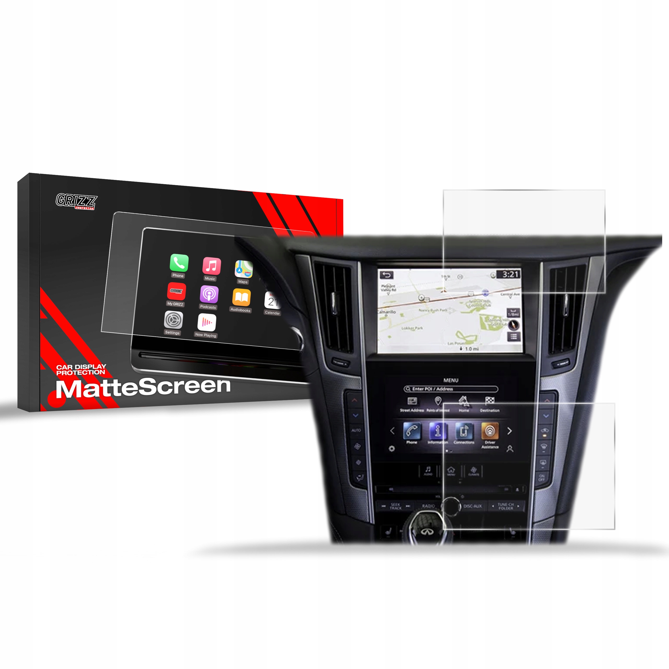 2w1 Folia Matowa do Infiniti Q60 (2017-2020)