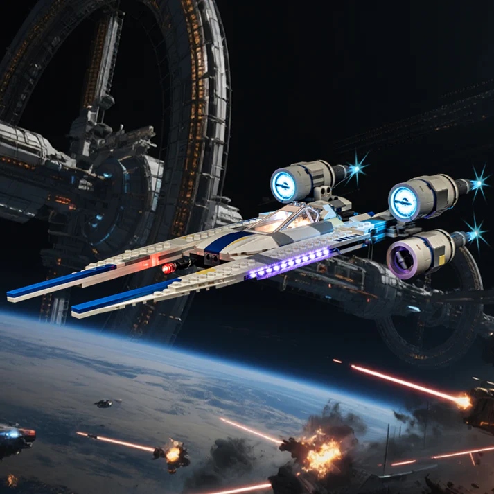 Briksmax 2.0 Light Kit For Rebel U-Wing Starfighter BX750