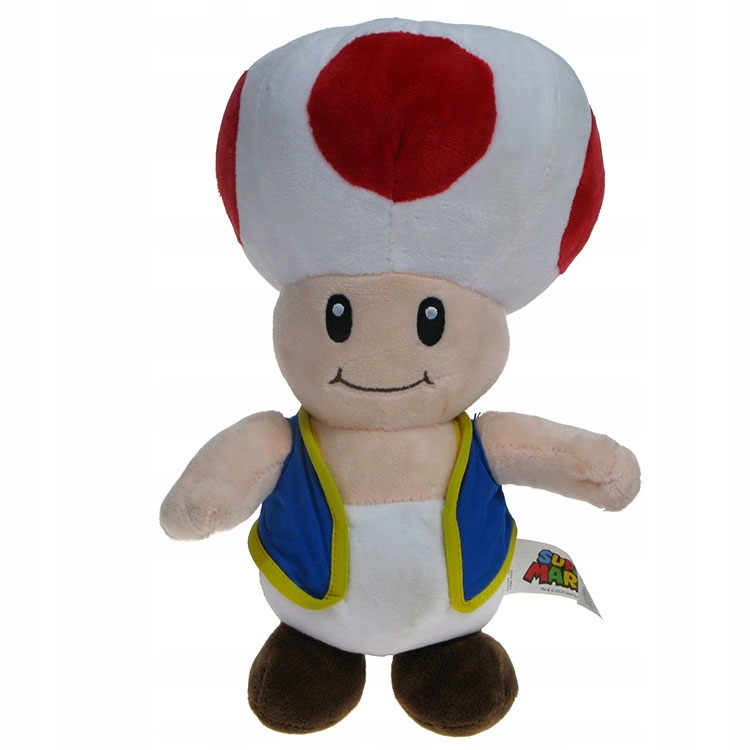 

Mario Bros maskotka z gry: grzybek Toad 30cm
