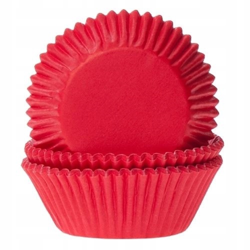 

Papilotki do pieczenia muffinek czerwone, 50 szt
