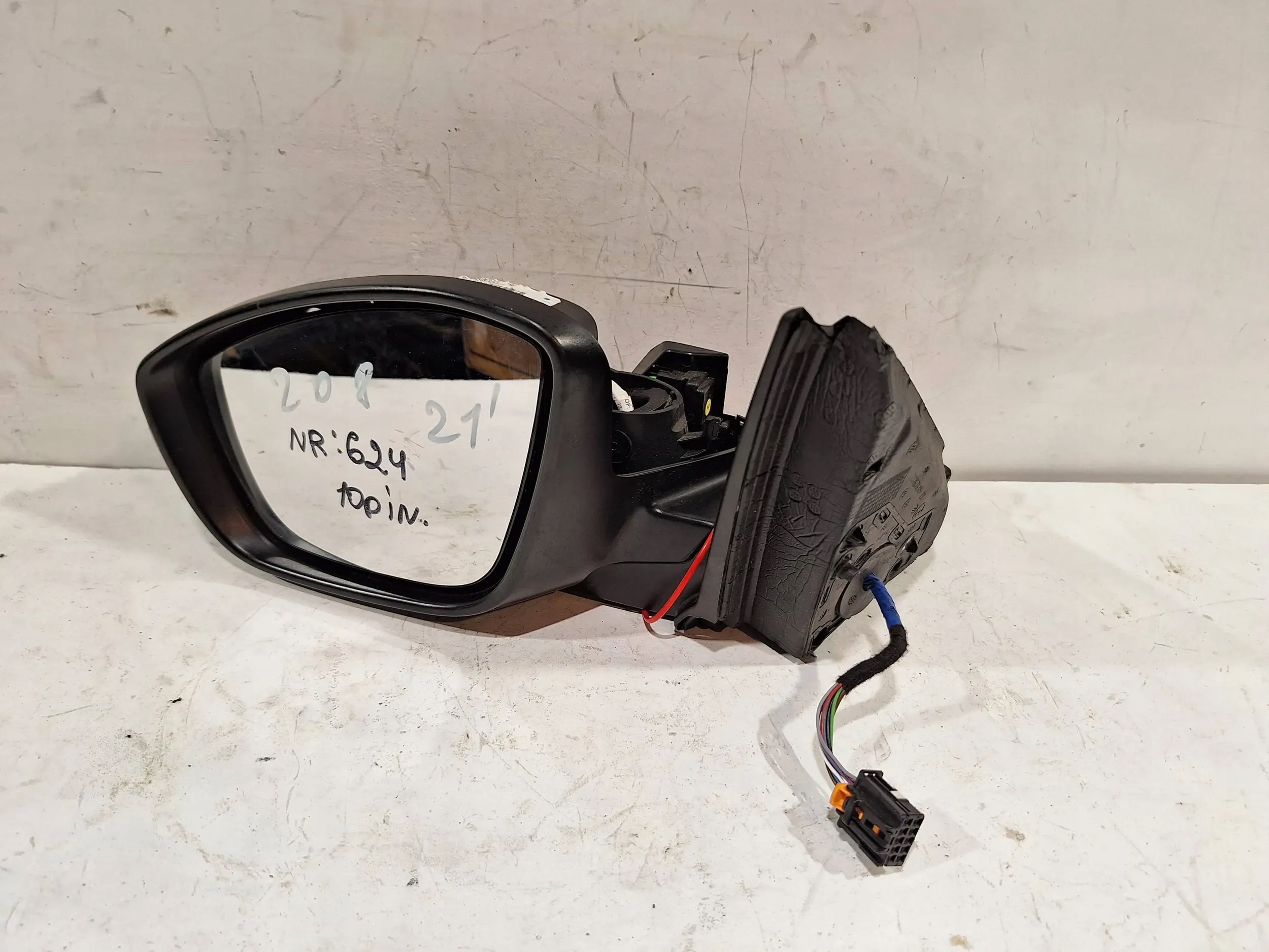 mirror exterior left Peugeot 208 II 19- 10PIN EU
