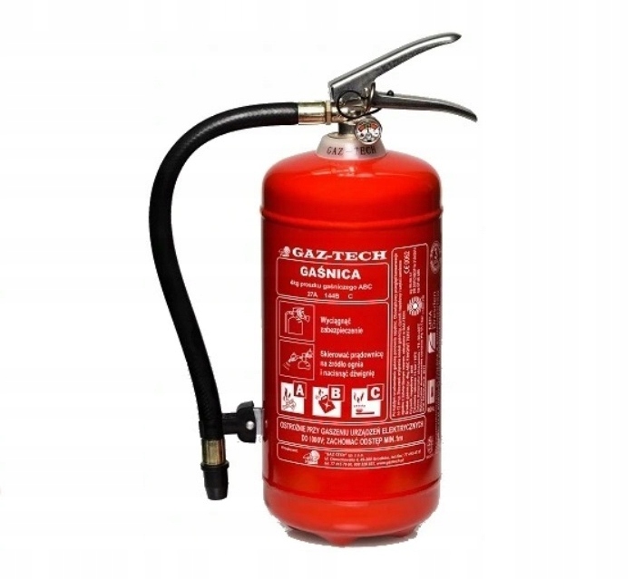 Gaśnica proszkowa GP4 4kg abc/e 1kV