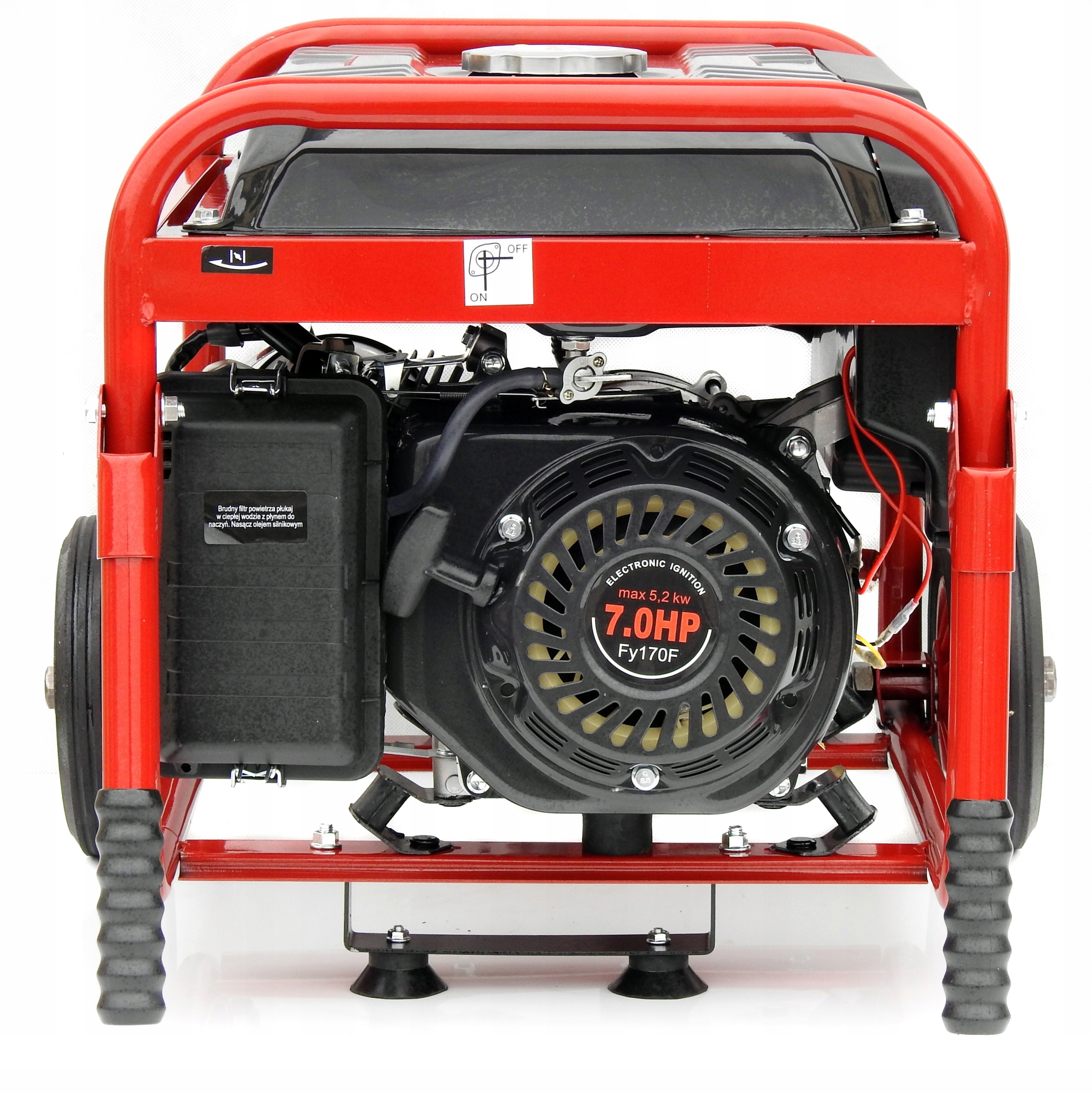 PROFESJONALNY AGREGAT PRĄDOTWÓRCZY 5,2kW prądu AVR+ MIEDZIANY STOJAN KOWAL Silnik 4-suwowy