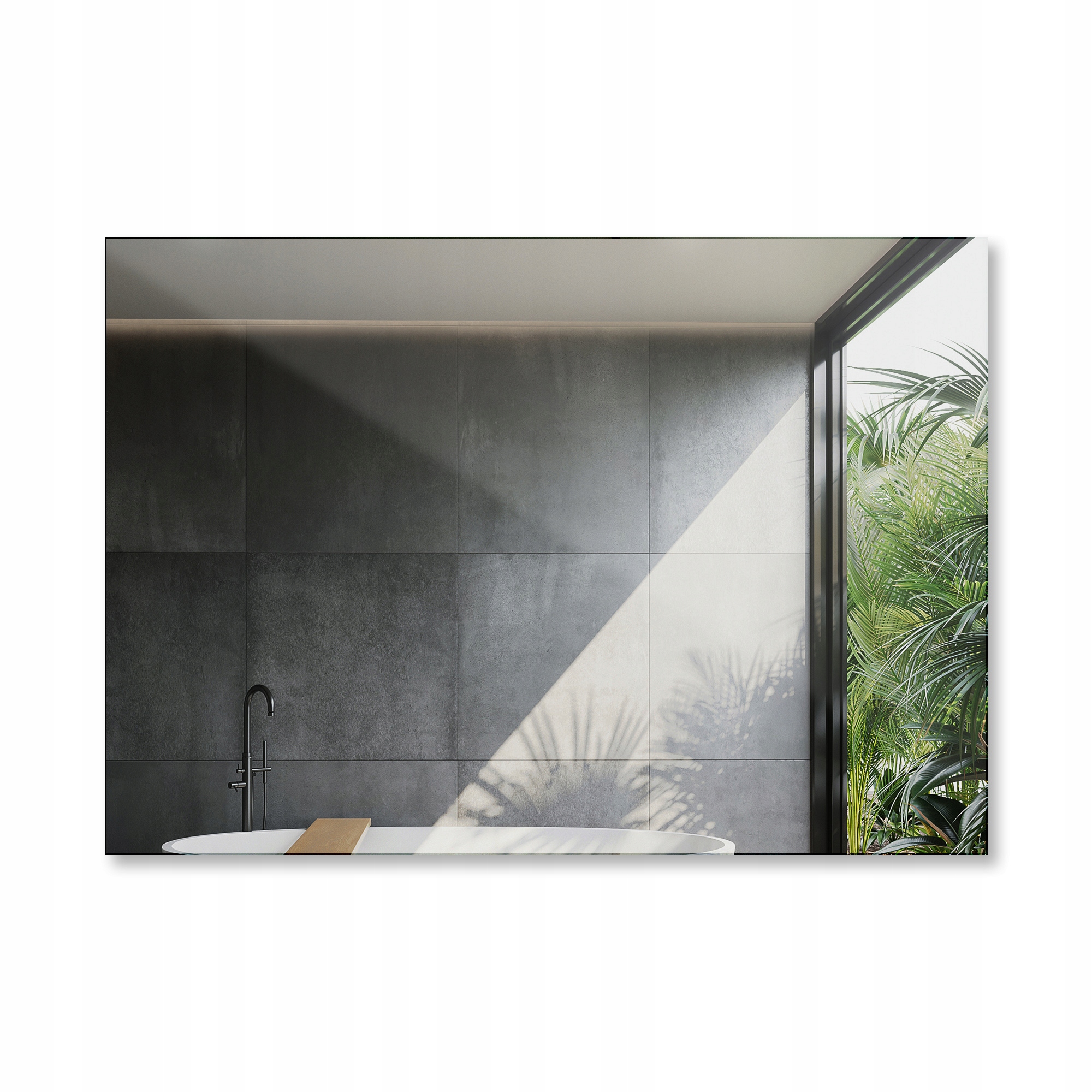 Moderné Led zrkadlo do kúpeľne 70x50 cm