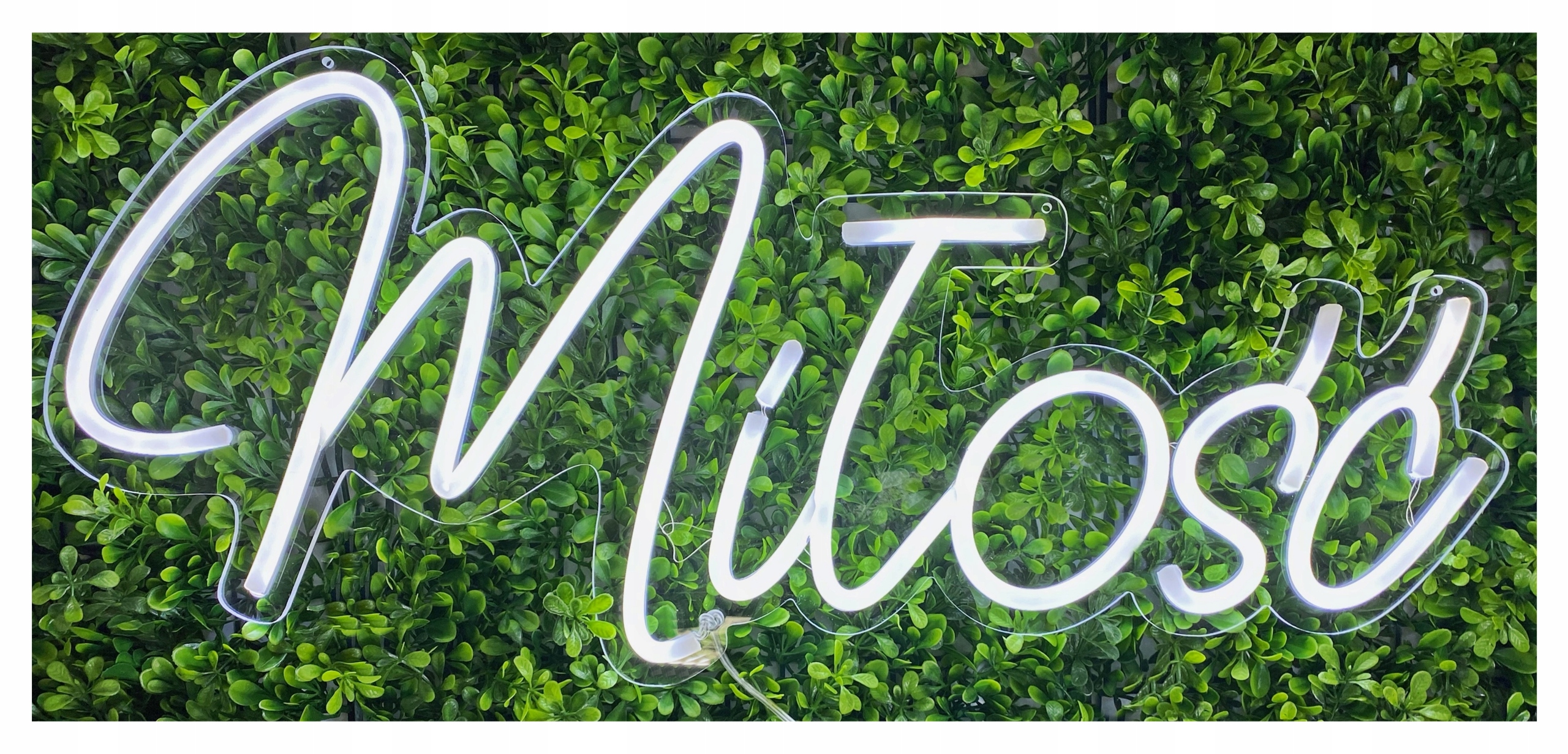 NAPIS LEDOWY LED MIŁOŚĆ neon podświetlany 70x30cm