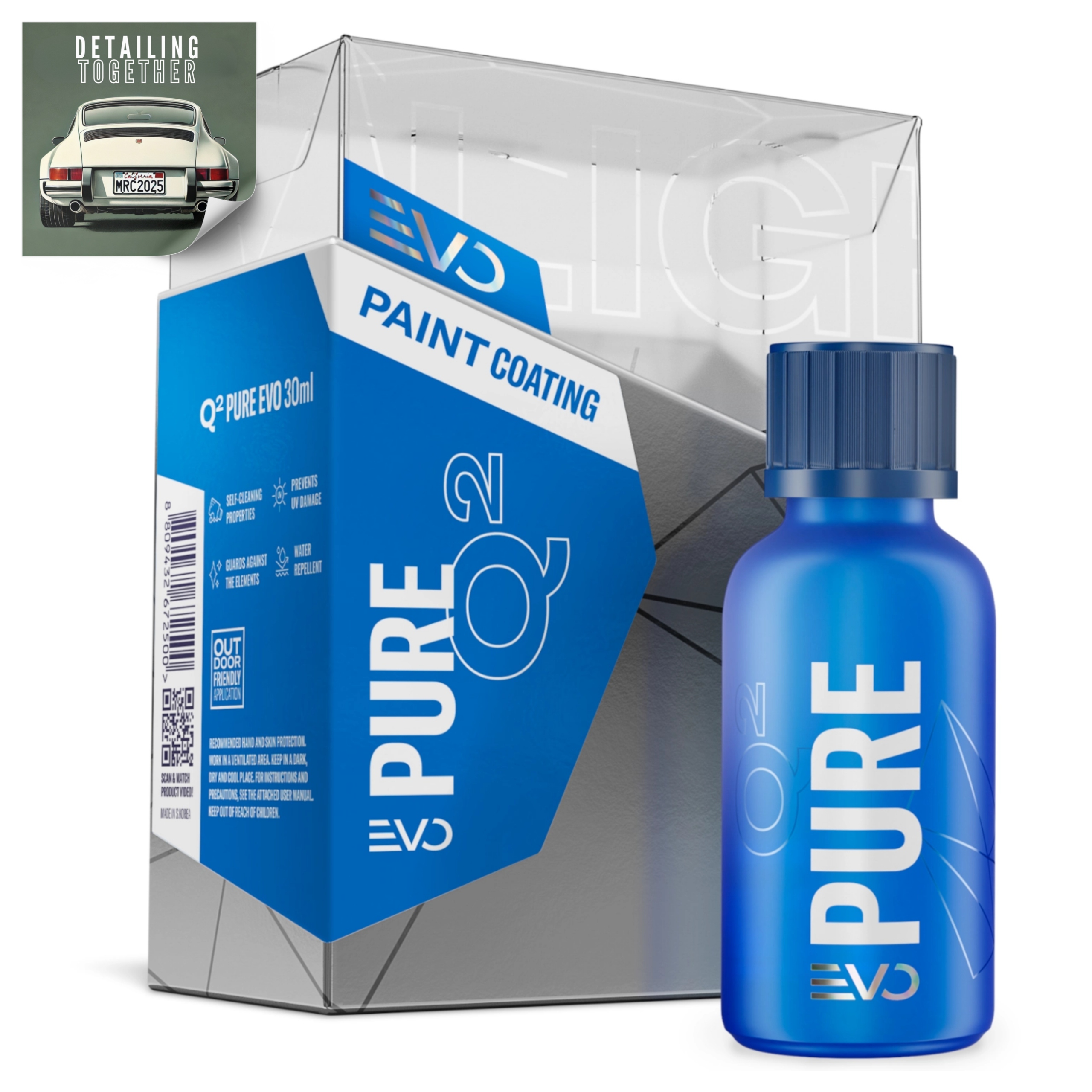 Gyeon Q2 Pure Evo Light Box Keramická povrchová úprava na lakovanie automobilov 30 ml