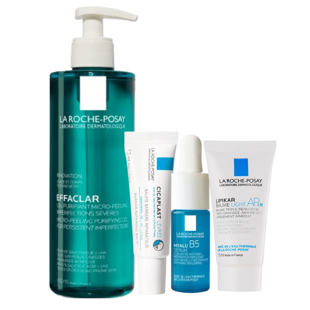 La Roche-Posay Effaclar Mikrozłuszczający żel do twarzy Balsam do ust