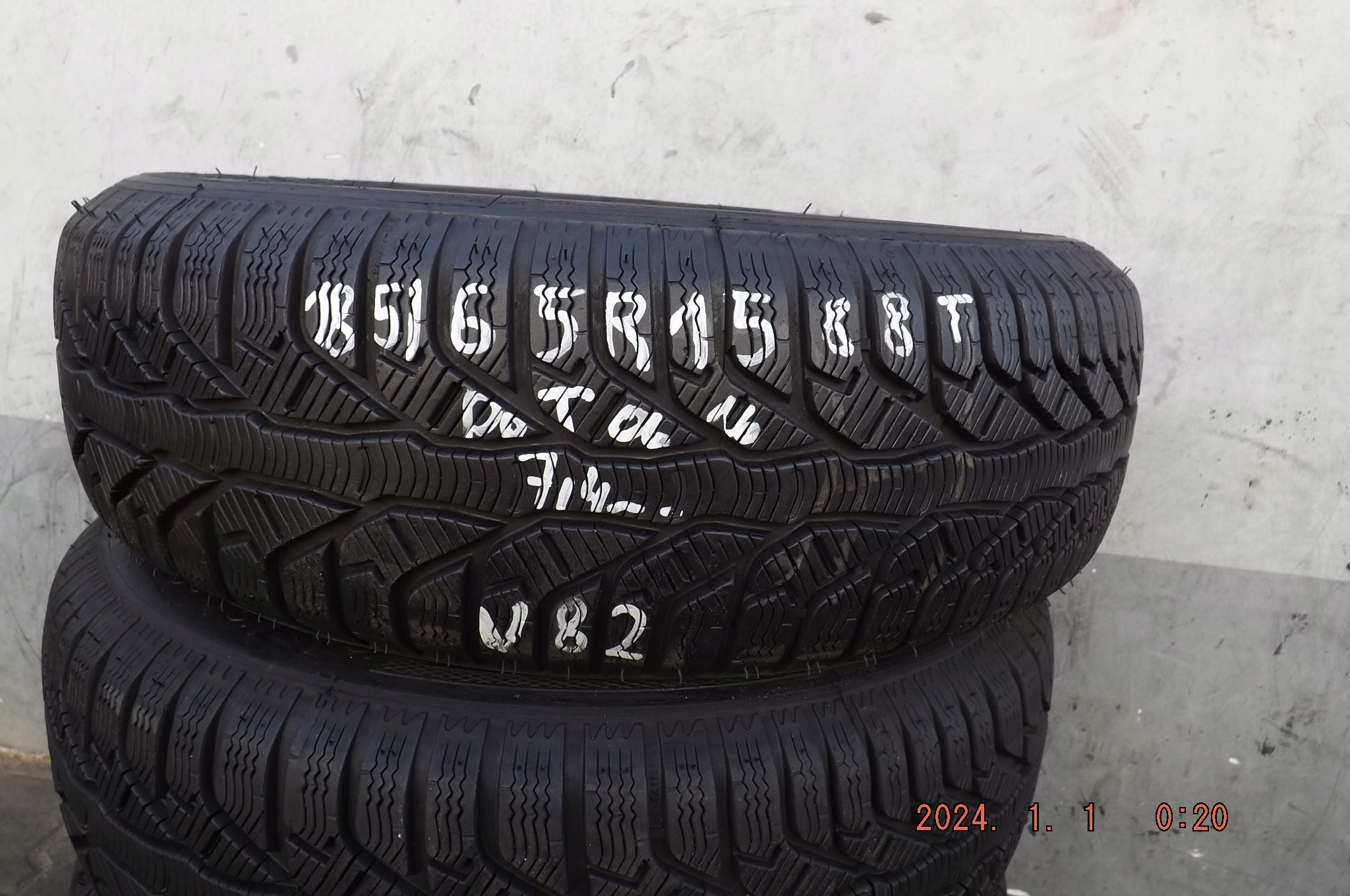 [V82] 4XZIMA 185/65R15 88T KLEBERY KRISALP HP2 & Rok produkcji 2016