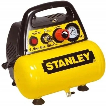 Kompresor bezolejowy Stanley C6BB34STN039 6L 8 Bar 180l/min Sprężarka