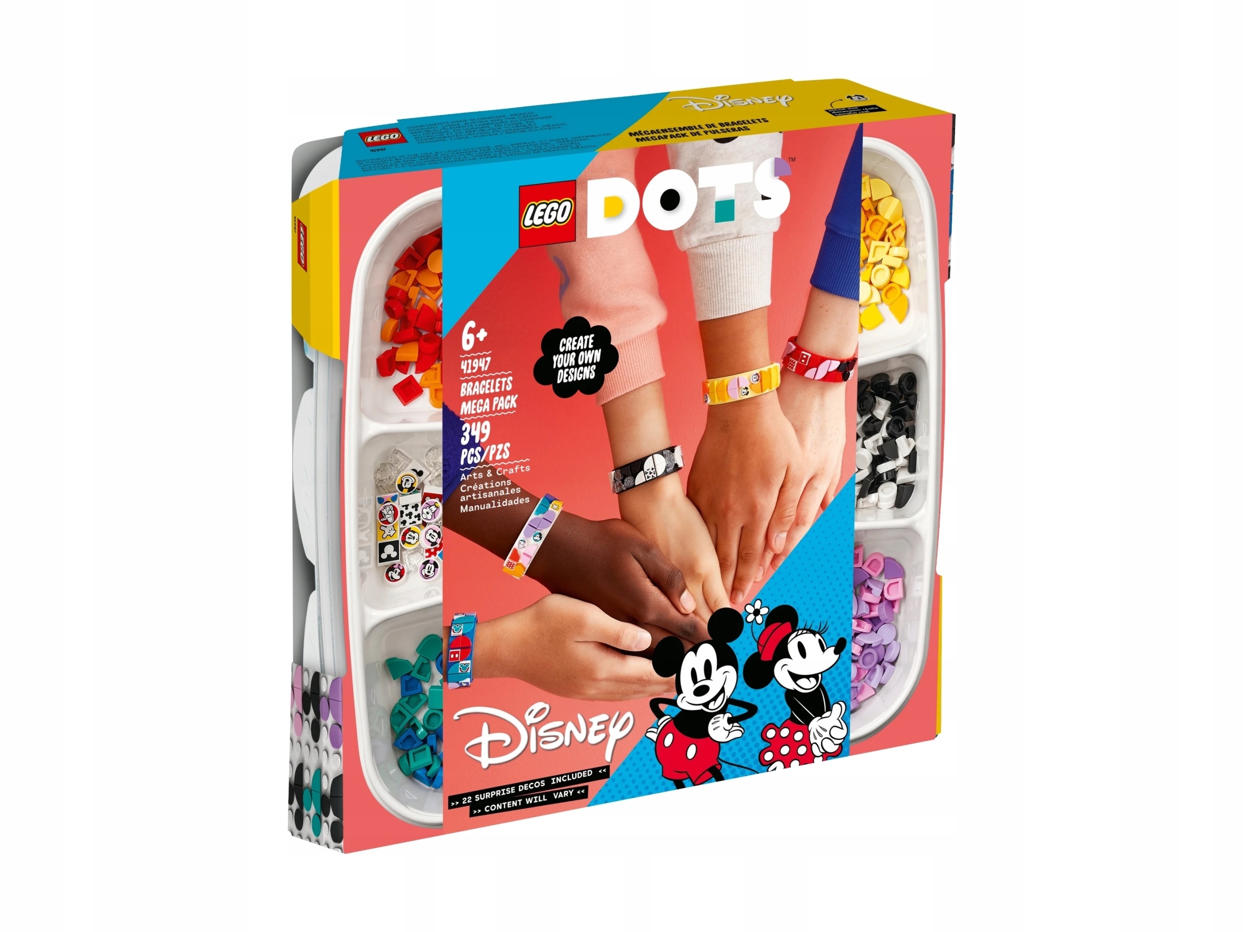 Lego 41947 Dots Mickey a přátelé sada náramků
