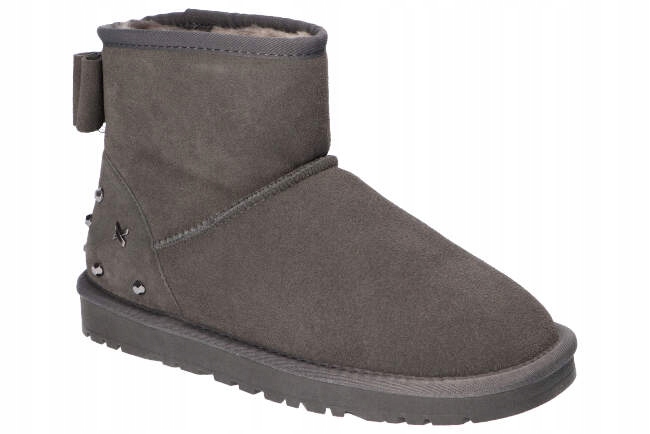 5873 ŚNIEGOWCE EMU BUTY ZIMOWE SKÓRZANE FUTRO G 41