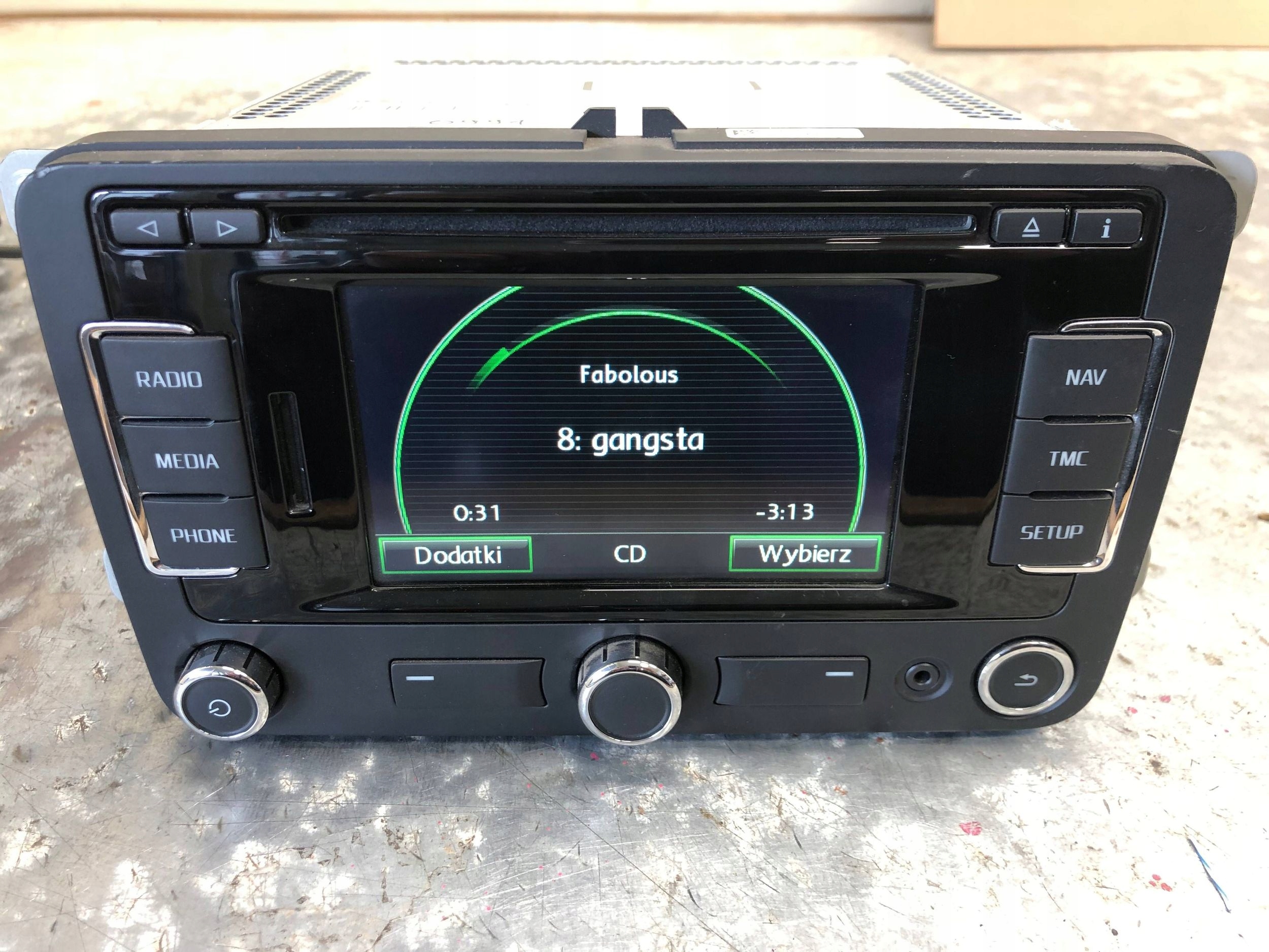 RADIO CD NAVI SKODA 3T0035192Q