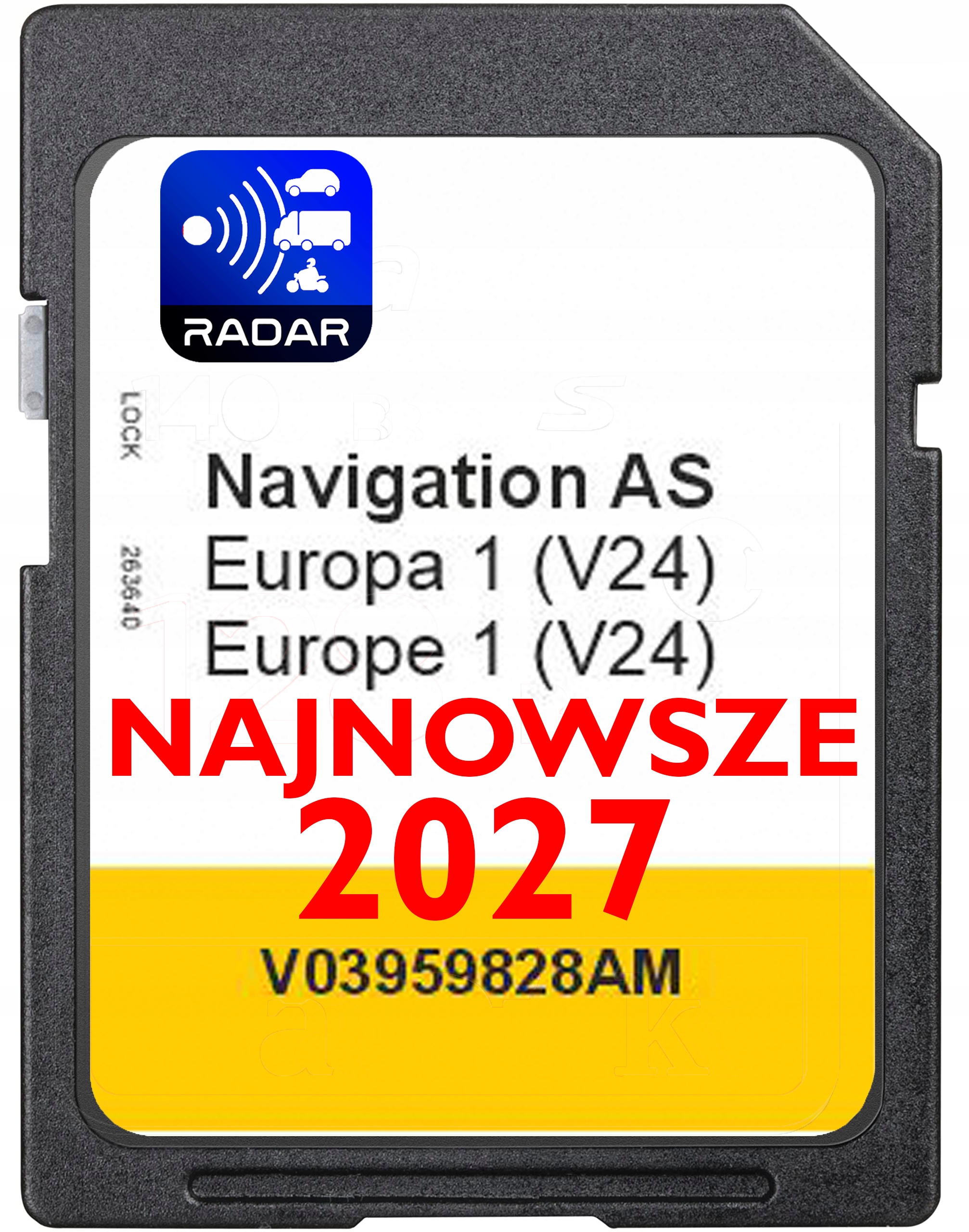 Mapa Discovery Media MIB2 V24 Europa 2027 Caddy Tiguan Passat Polo Radary
