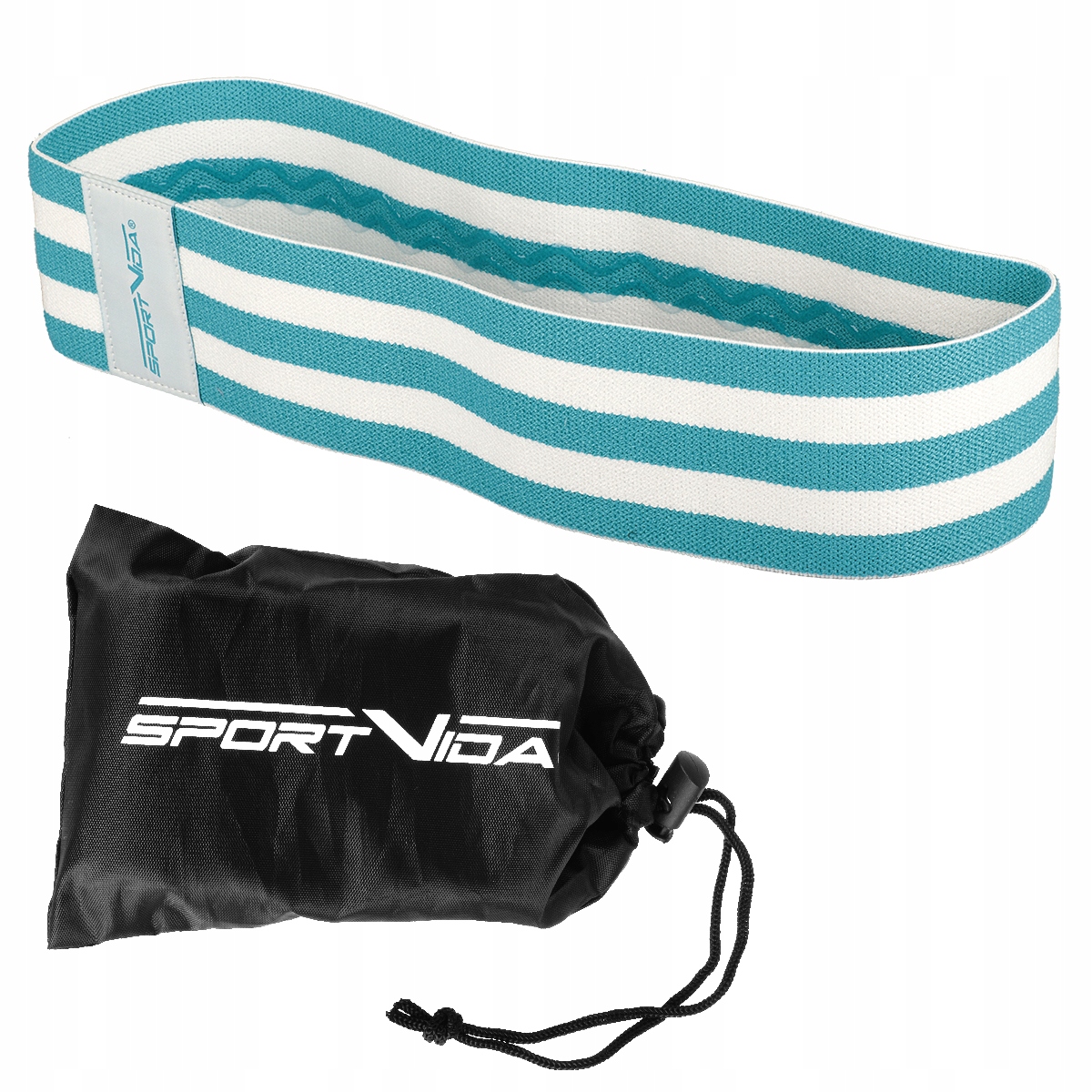 Hip Band Mini Guma Taśma Materiałowa Oporowa Fitness 13-17KG Sportvida