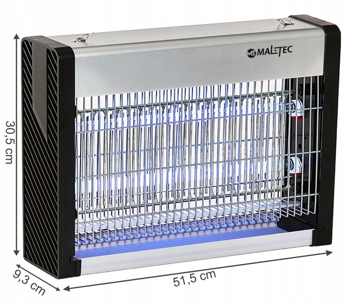 INSEKTICÍDNÍ LAMPA PRO HMYZ UV 200m2 VÝKONNÁ Hmotnost výrobku s jednotlivým balením 2 kg