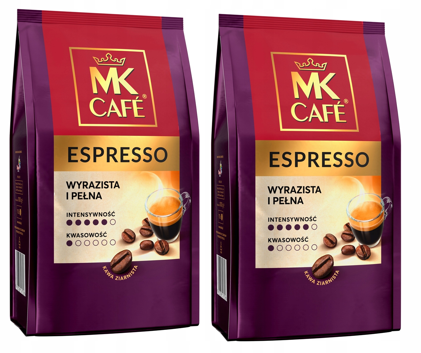 Zestaw 2x Kawa ziarnista mieszana Mk Cafe Espresso 1000 g