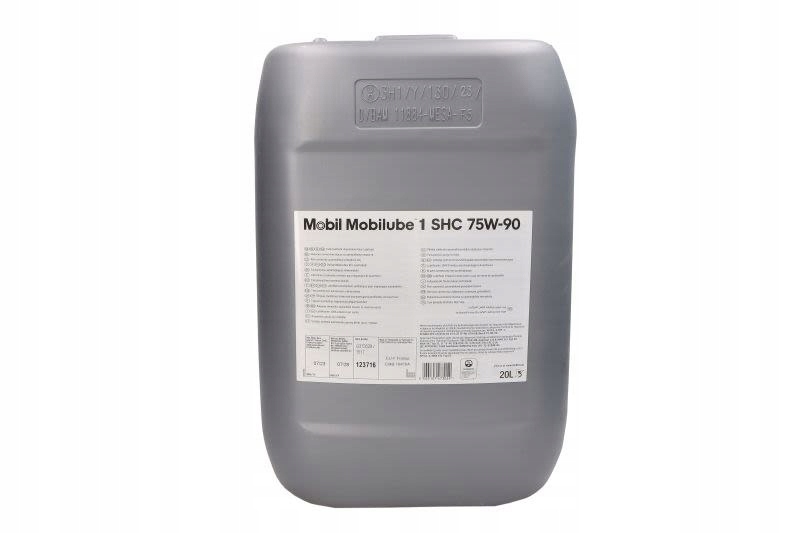 Olej mtf MOBIL 123716 Pojemność opakowania 20 l