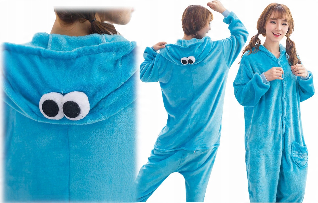 

Ciasteczkowy Potwór Piżama Kigu Onesie M 14 CH4C