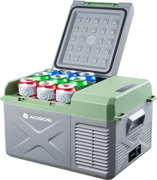 Mini lodówka samochodowa turystyczna do -20°C 12/230V Aaobosi 10L (nk)