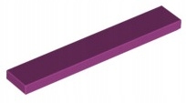 

Lego Płytka Płaska 1x6 Magenta (6636/6102821)