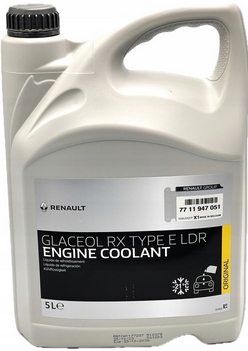 Płyn Do Chłodnic Glaceol Dacia Renault 5L Gotowy -21 7711947051