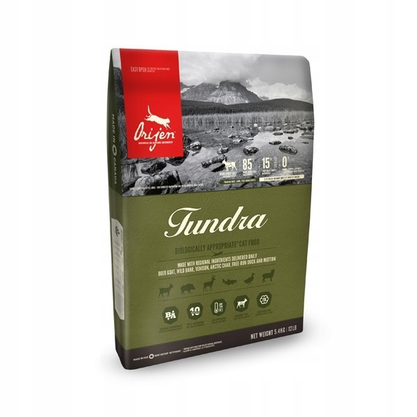 Levně Orijen Tundra Cat 5,4kg Suché Krmivo pro kočky