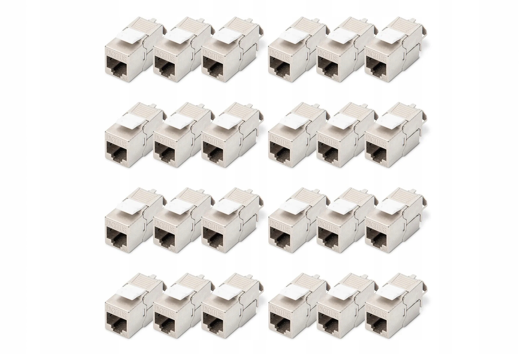 Modul (zásuvka) keystone RJ45 (8P8C) kat.6A, Stp, stíněný, bez nářadí