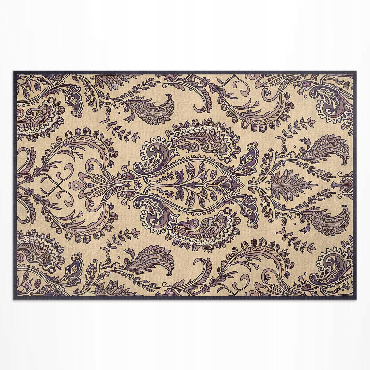 Vinylový Koberec na Terasa Balkon Starý dekorativní ornament ve vintage stylu 60x90 cm