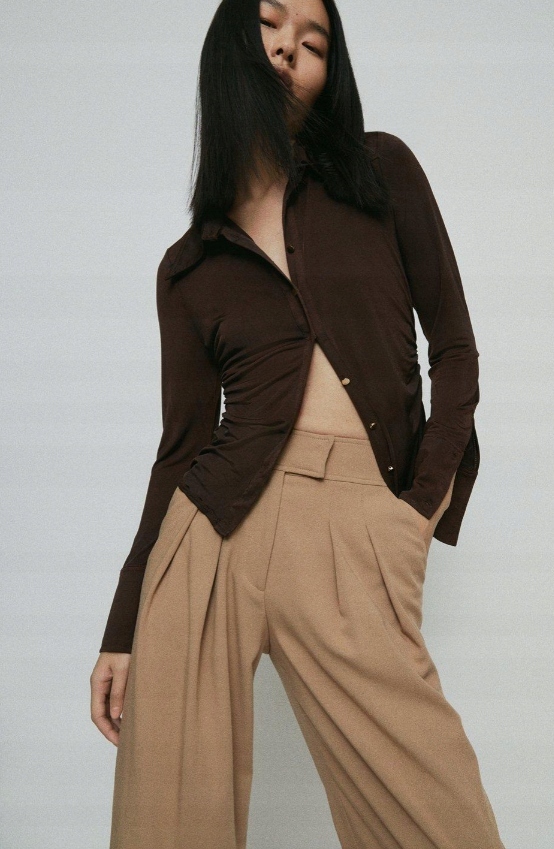 Karen Millen Košile Bordó 2AXD3_B* 34 W_c