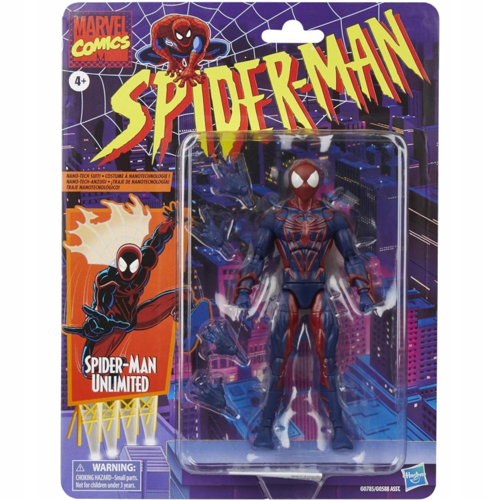Marvel Comics Spider-man Nano-tech Suit Figurka Spider-man Unlimited