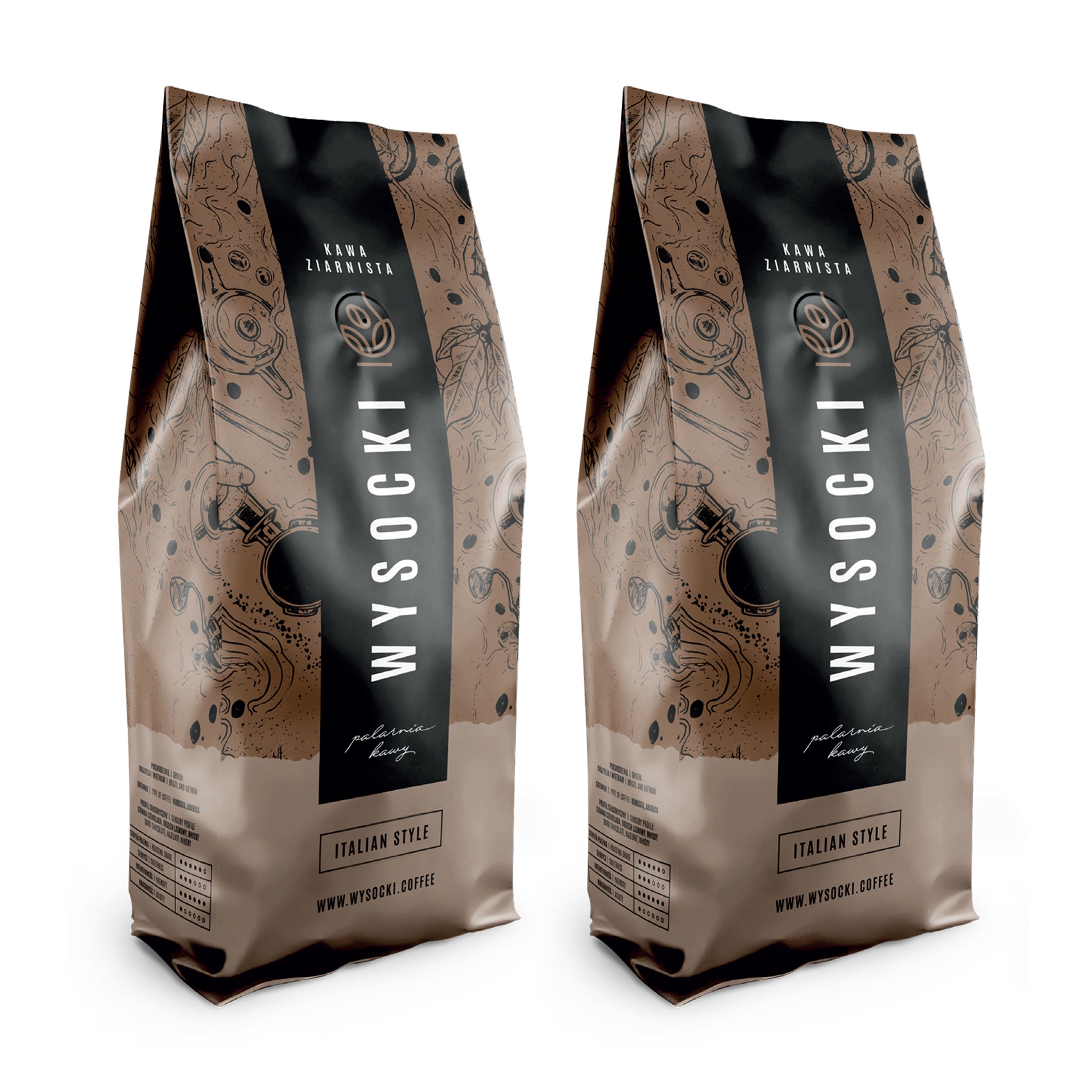 Levně Káva Zrnková Blend Italian Style 2 kg