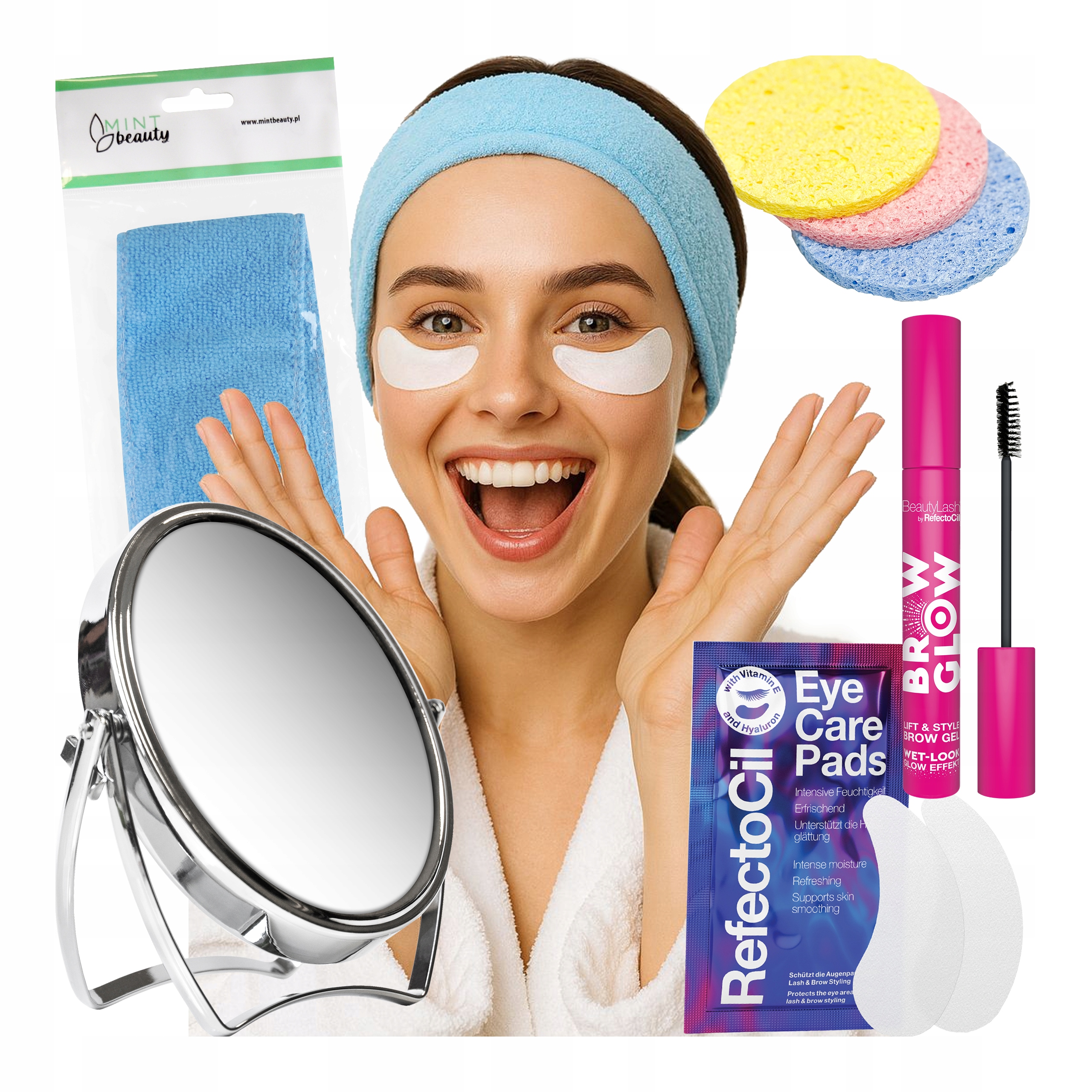 Dárková Sada Kosmetických Přípravků kosmetické zrcátko jako dárek pro ženu