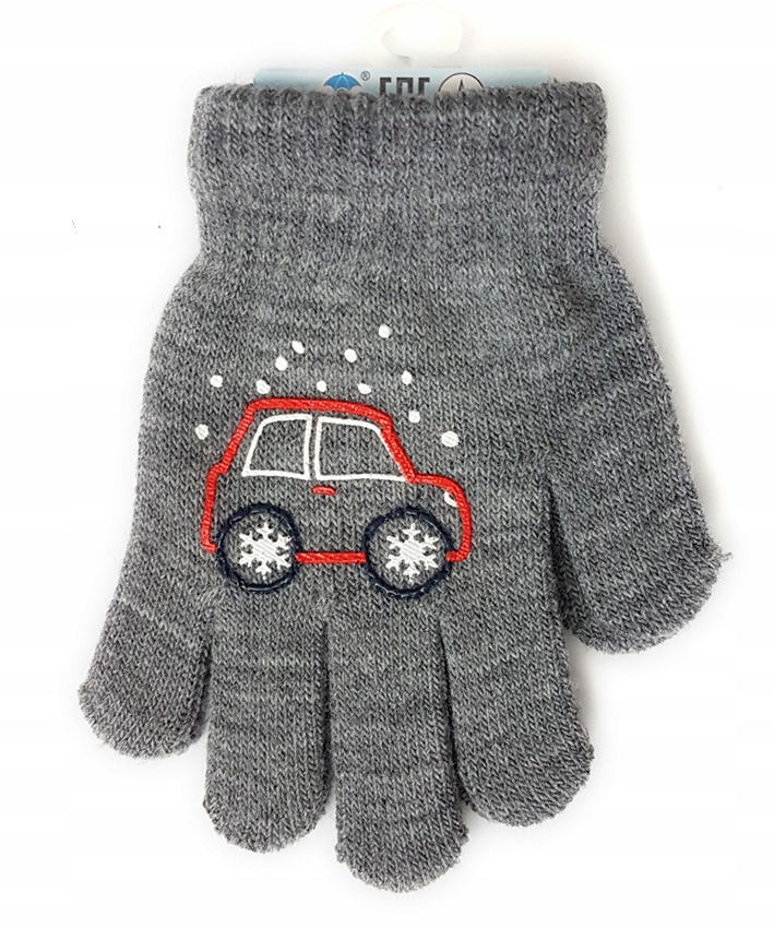 12 Yo! Rękawiczki akrylowe 5-palcowe 92 98