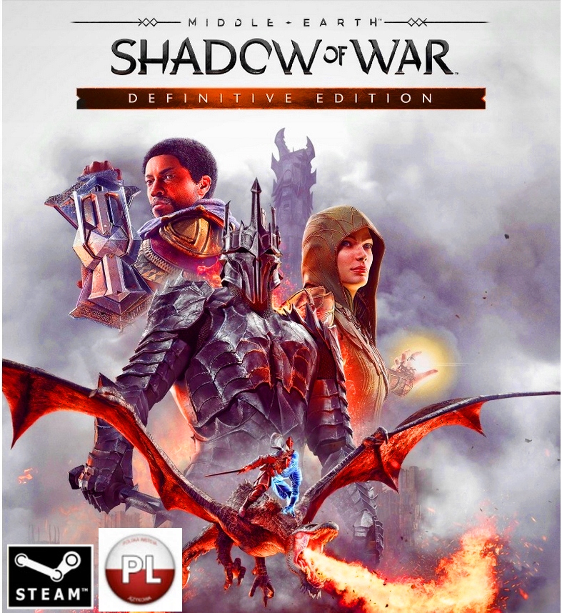 Middle-earth: Shadow of War Definitive Edition Szybki Steam Klucz Pc Pl