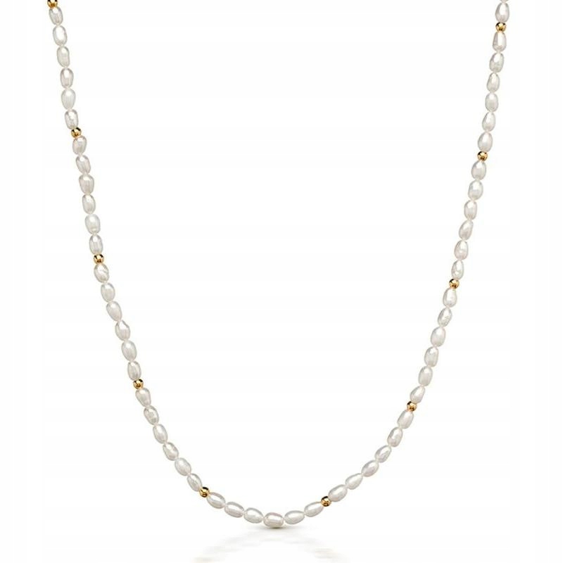 Náhrdelník Venetto bílá chovná perla 48 cm