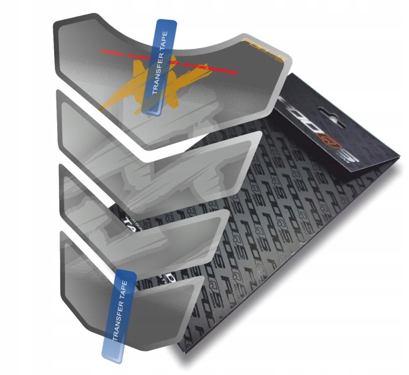 Tank-pad od firmy Fooqs pro Honda Cbr 1100-XX Stříbrný