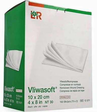 

L&r Vliwasoft 10 x 20cm, 75x2szt. jałowe 4w