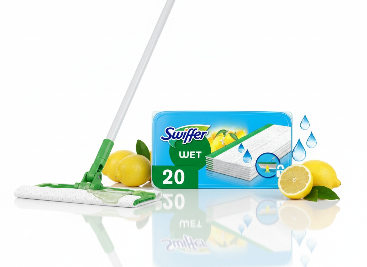 Swiffer Mokré ubrousky na podlahy Citrus Fresh 20 kusů