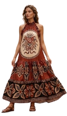 Maxi Šaty z viskózy Miho – Boho styl Premium Itálie – 259 Pln – 199 Pln