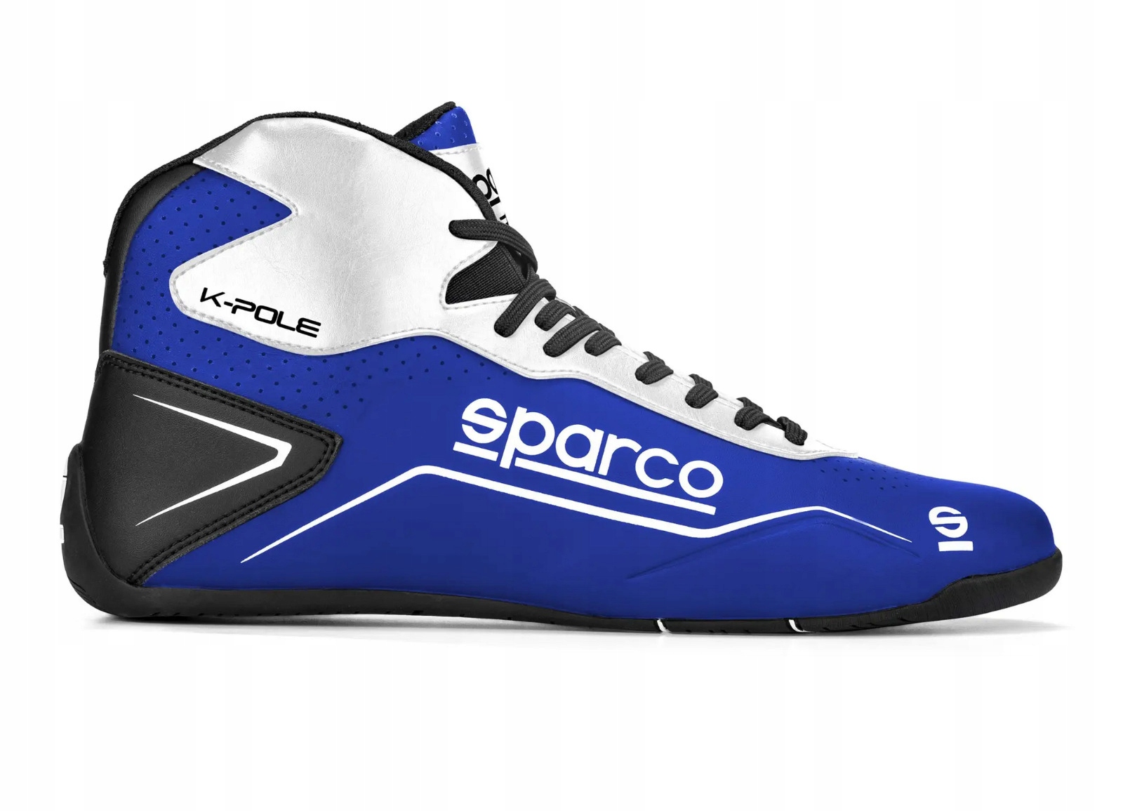 Kartingové boty Sparco K-Pole, barva tmavě modrá-bílá, velikost 45
